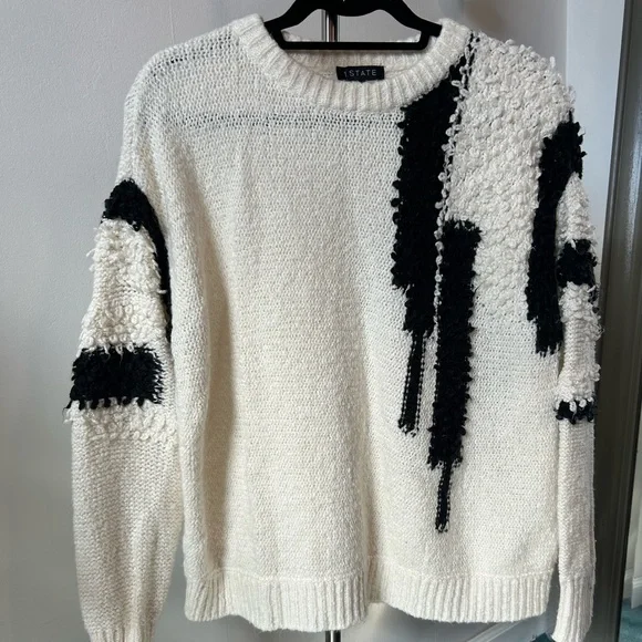 1. State Loop Stitch Sweater Size Medium - Picture 7 of 8